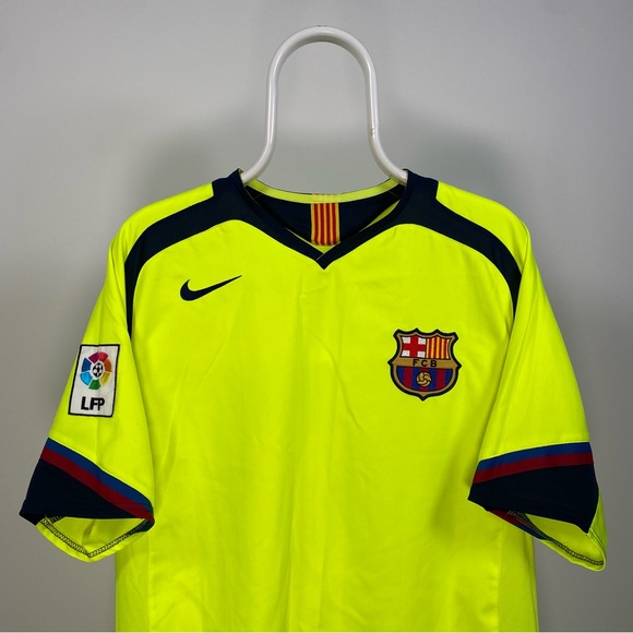 Nike Barcelona Football Shirt Ronaldinho 10 2005/2006 Away Total90 LaLiga Medium - Picture 2 of 14